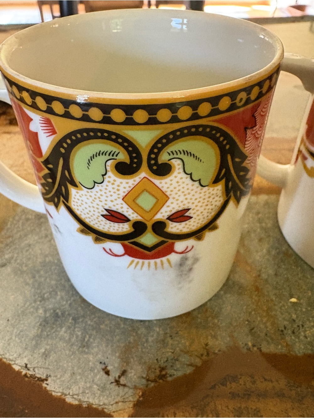 Set of 4 Georges Briard Imperial Imari Coffee Mugs Cups Tea